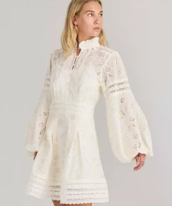 Aliah Daisy Dress - Cream