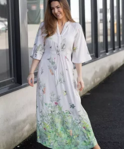 Hali, long dress - Pastel pink