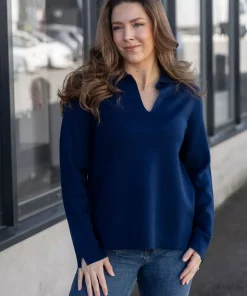 Solfrid genser - Navy
