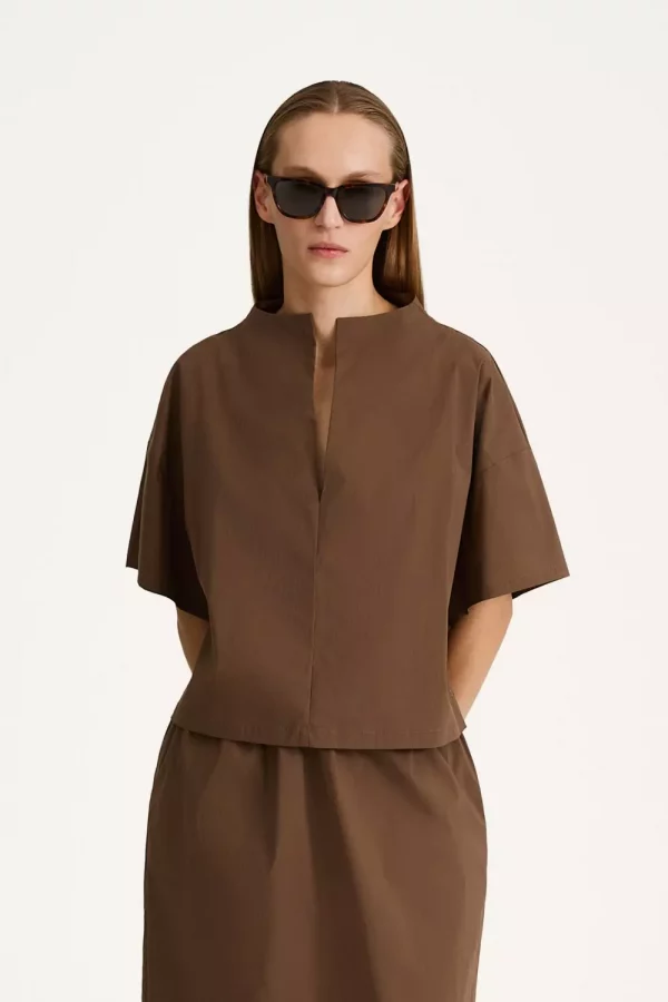 Joelle blouse - Cacao