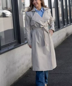 Regndråpe Trenchcoat - Sand
