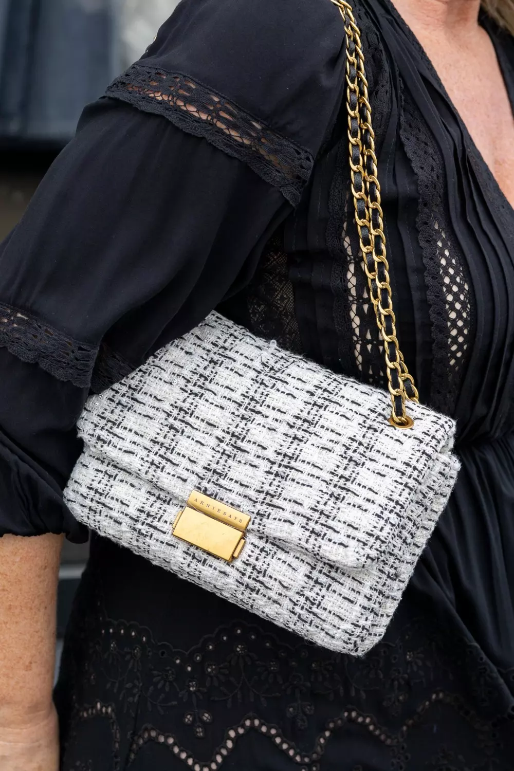 Charlie summer tweed - Black