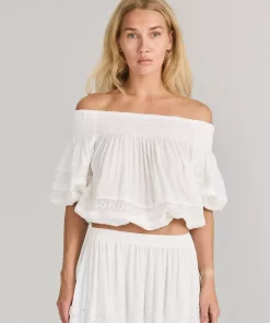 Lita offshoulder - White