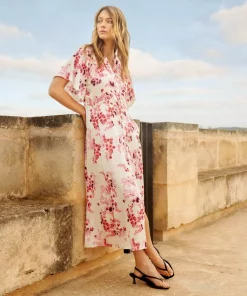 Alaja dress - Pink flower print