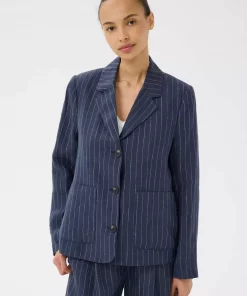 Aliza blazer - Blue Nights pinstripe