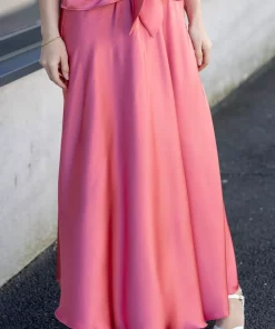 Savannah skirt - Rich coral