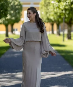 Juliette Dress - Golden beige