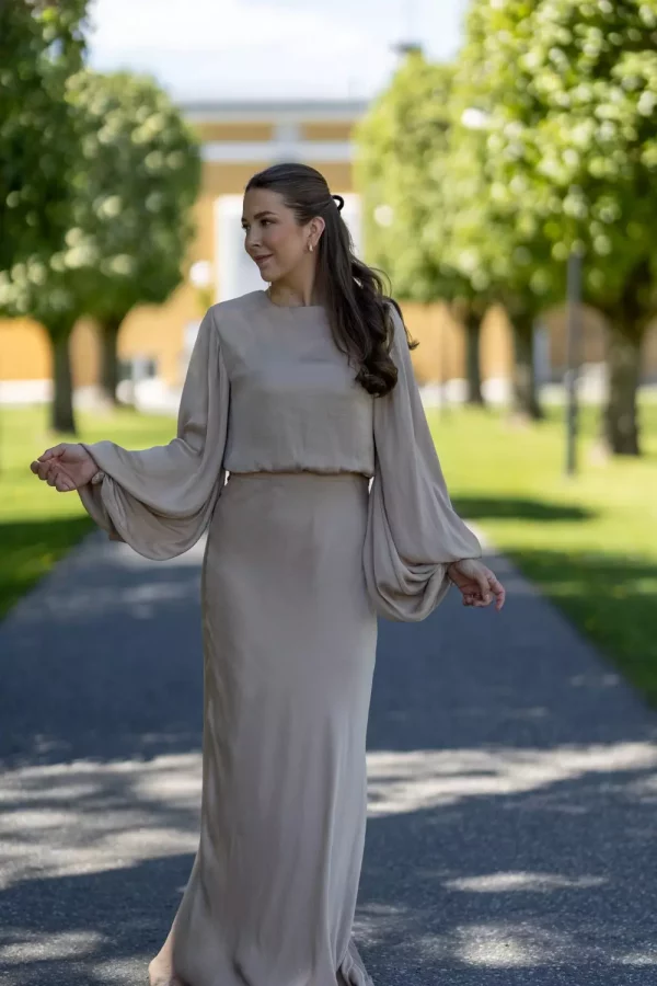 Juliette Dress - Golden beige