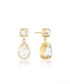 Billie drop earrings - Clear