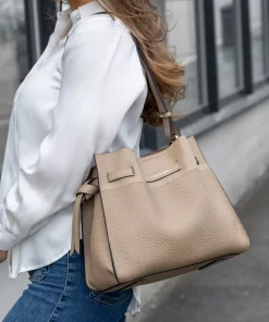 Blossom shoulder bag - Mastic