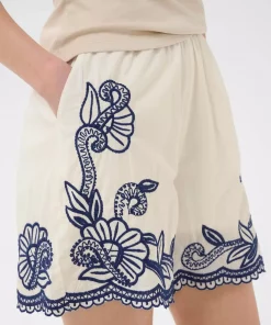 Bitja shorts - Blue emb.