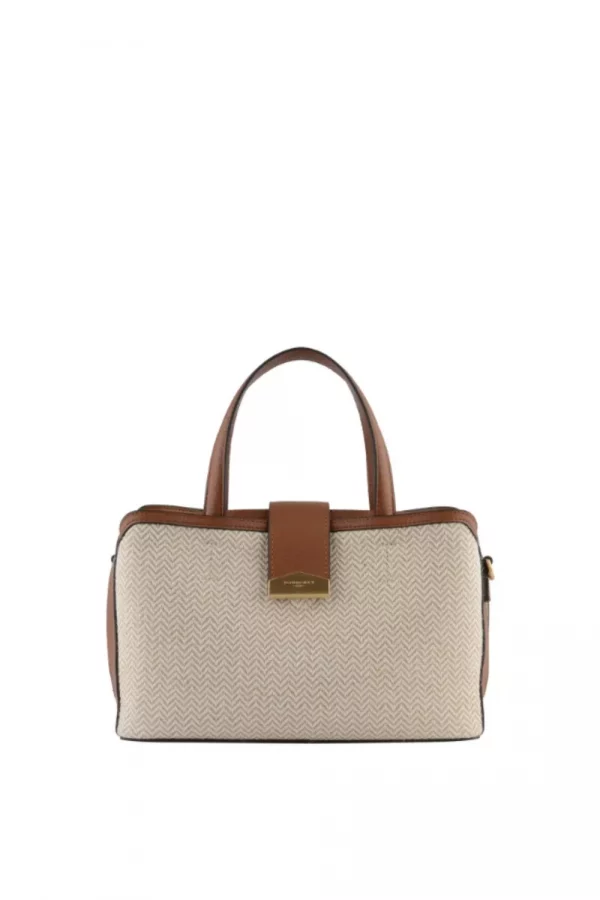 Cavalcade canvas medium satchel bag - Gold