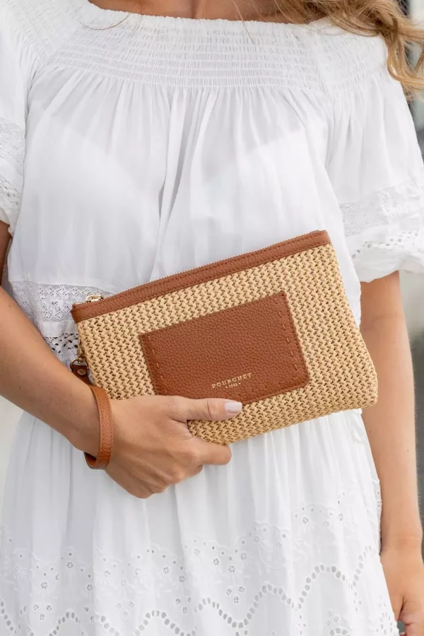 Cassis clutch - Camel