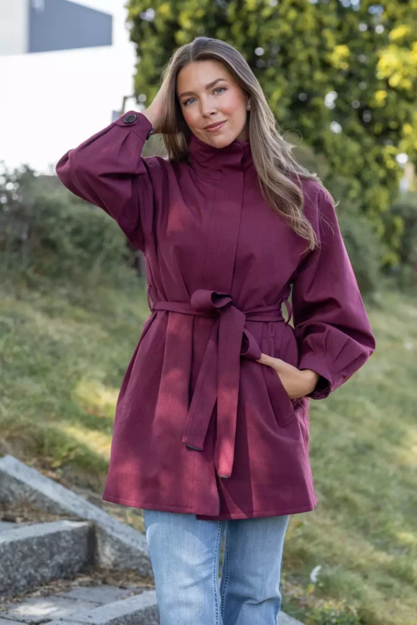 Rossby Coat - Wine red