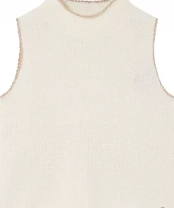 Kanita, Knit vest - Off white
