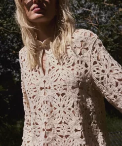 Lorina, lace blouse - Off white