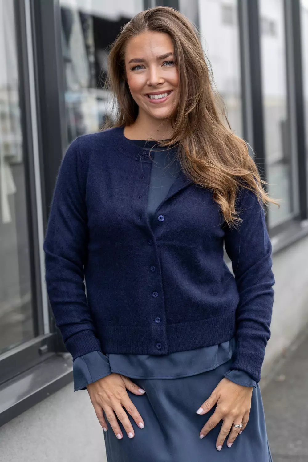 Sonja cardigan - Navy