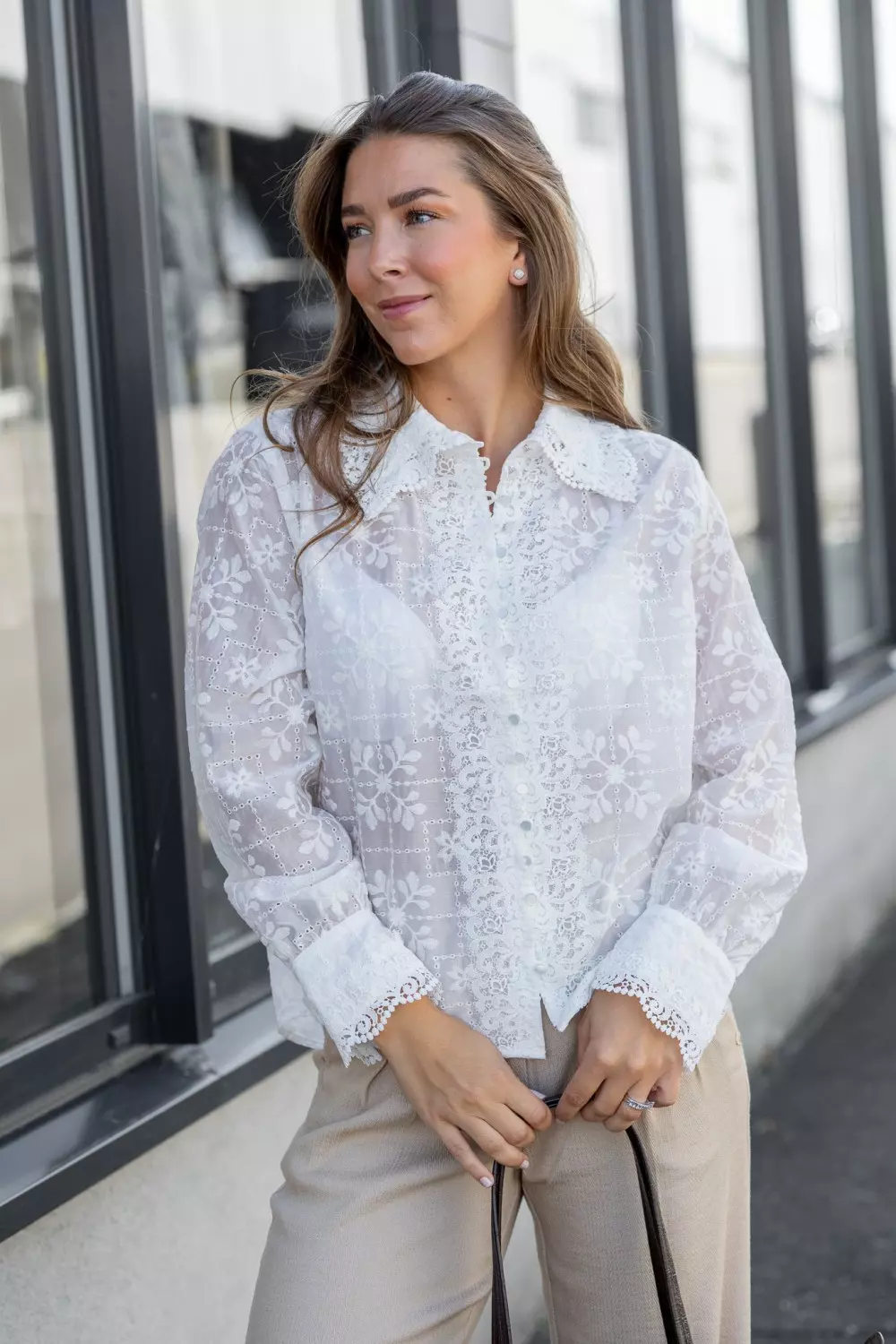 Ilsa, shirt - Off white