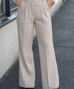 Nanet, wide leg - Cream