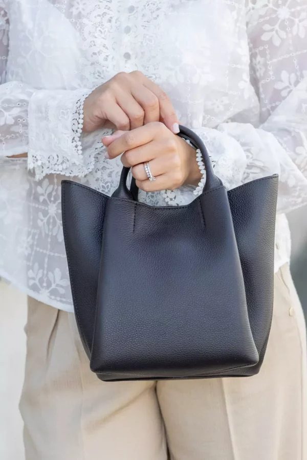 Essential small shopper - Dark brown