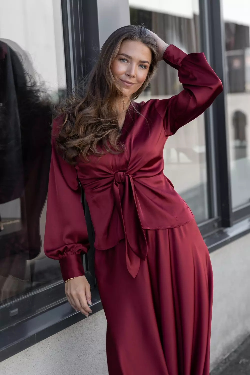 Blair Blouse - Merlot