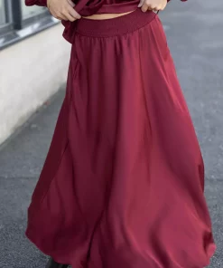 Savannah Skirt - Merlot
