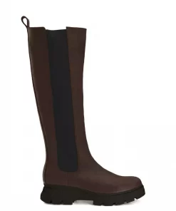 Slim High Boots - Brown