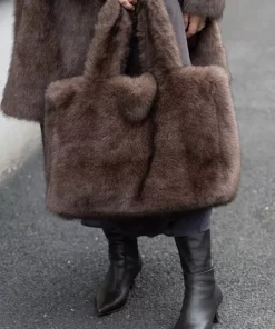 Sigrun large handbag - Nougat