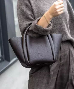 Citrouille medium satchel - Marron