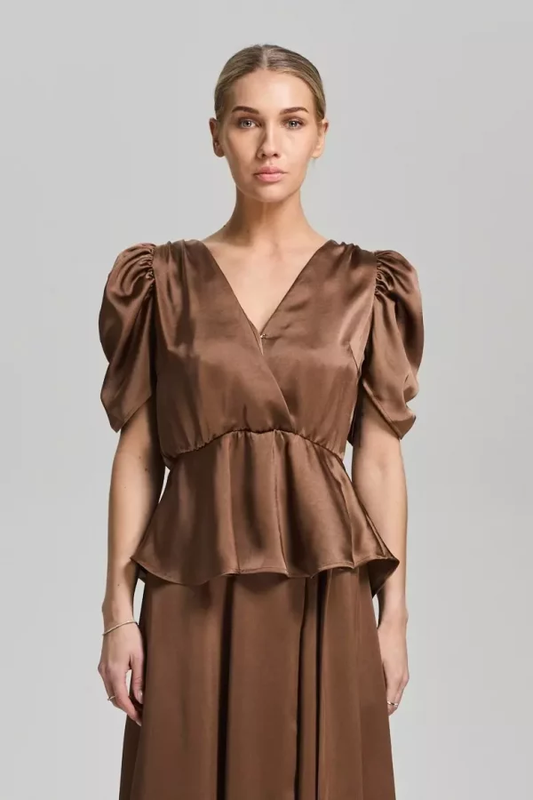 Emma blouse - Ombre brown