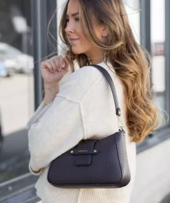 Fleuves small shoulder bag - Marron
