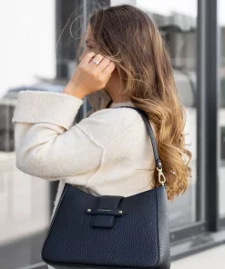 Fleuves large shoulder bag - Black
