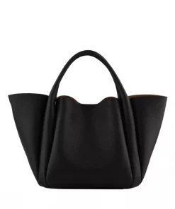Citrouille large satchel - Black