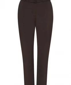 Sis, 7/8 regular pants - Choco brown