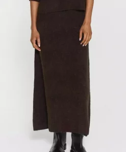 Israa Knitted Skirt - Mocha brown