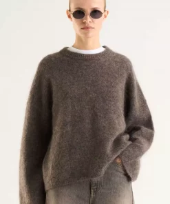 Mireya Knitted Sweater - Taupe