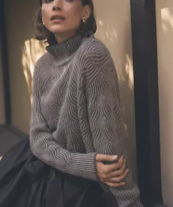 Marita, Cable knit - After dark