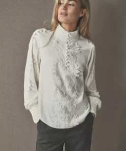Cana, lace blouse - Off white