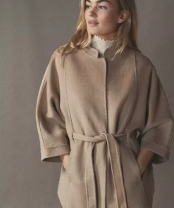 Dua, wool coat - Burro