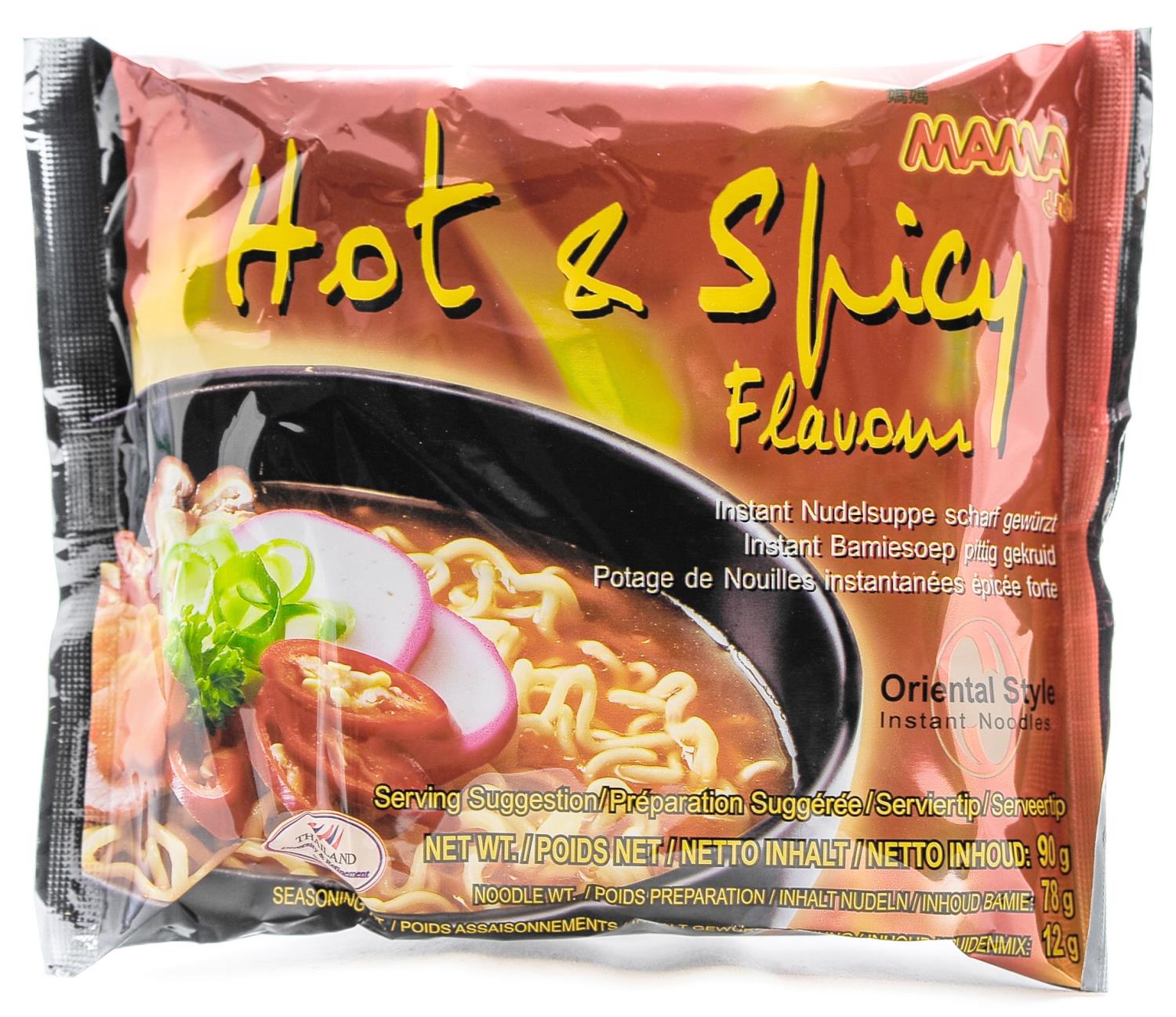 MAMA Inst noodle hot&spicy flv. 90g TH