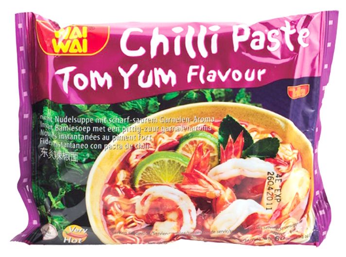 WAI WAI noodle chili paste tom yum 60g TH