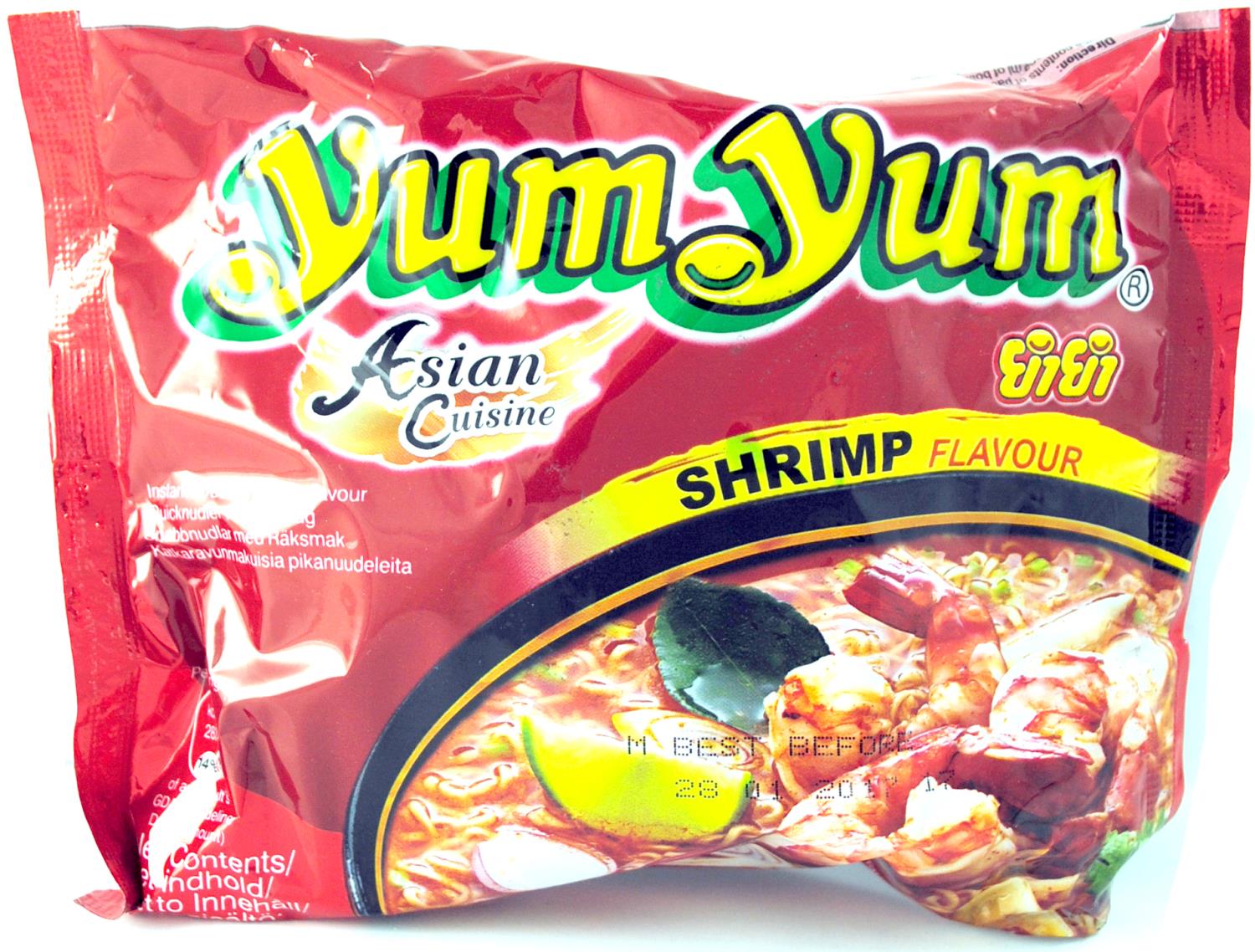 YUM YUM Inst. Noodle shrimp flv 60g TH