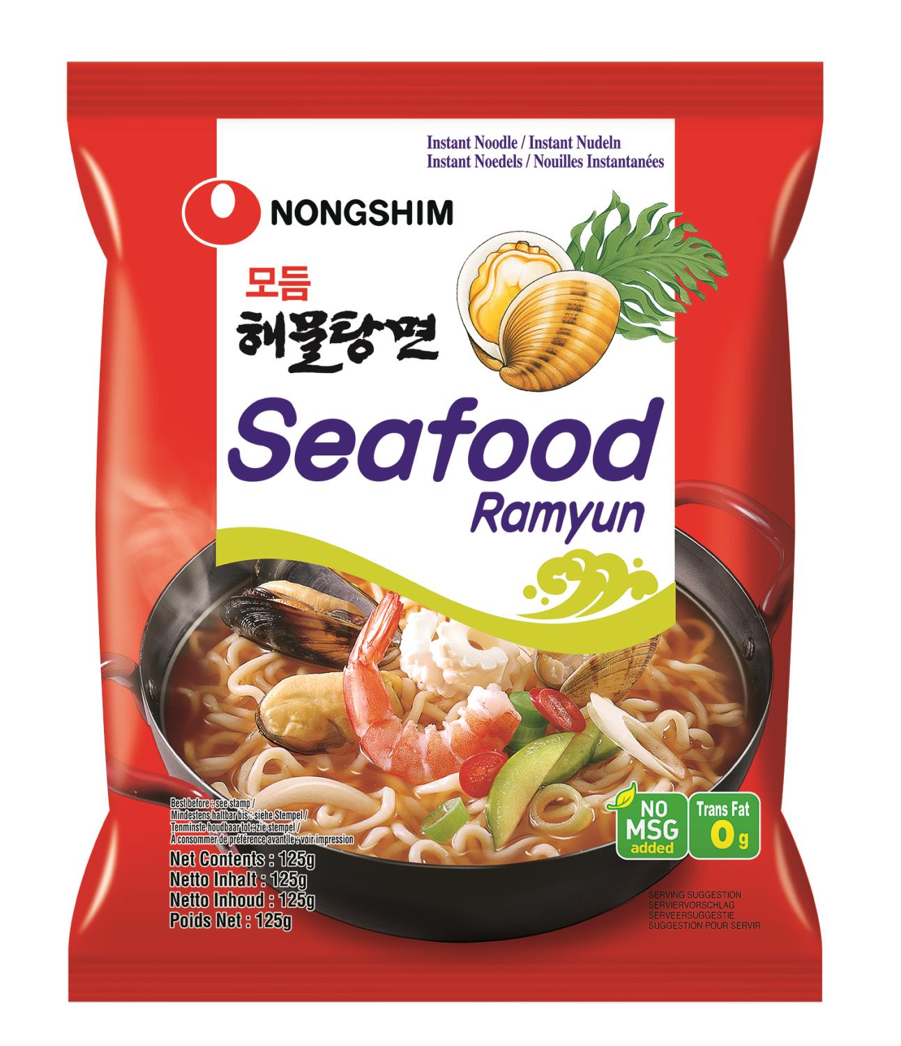 NONGSHIM Seafood Ramyun 125g KR