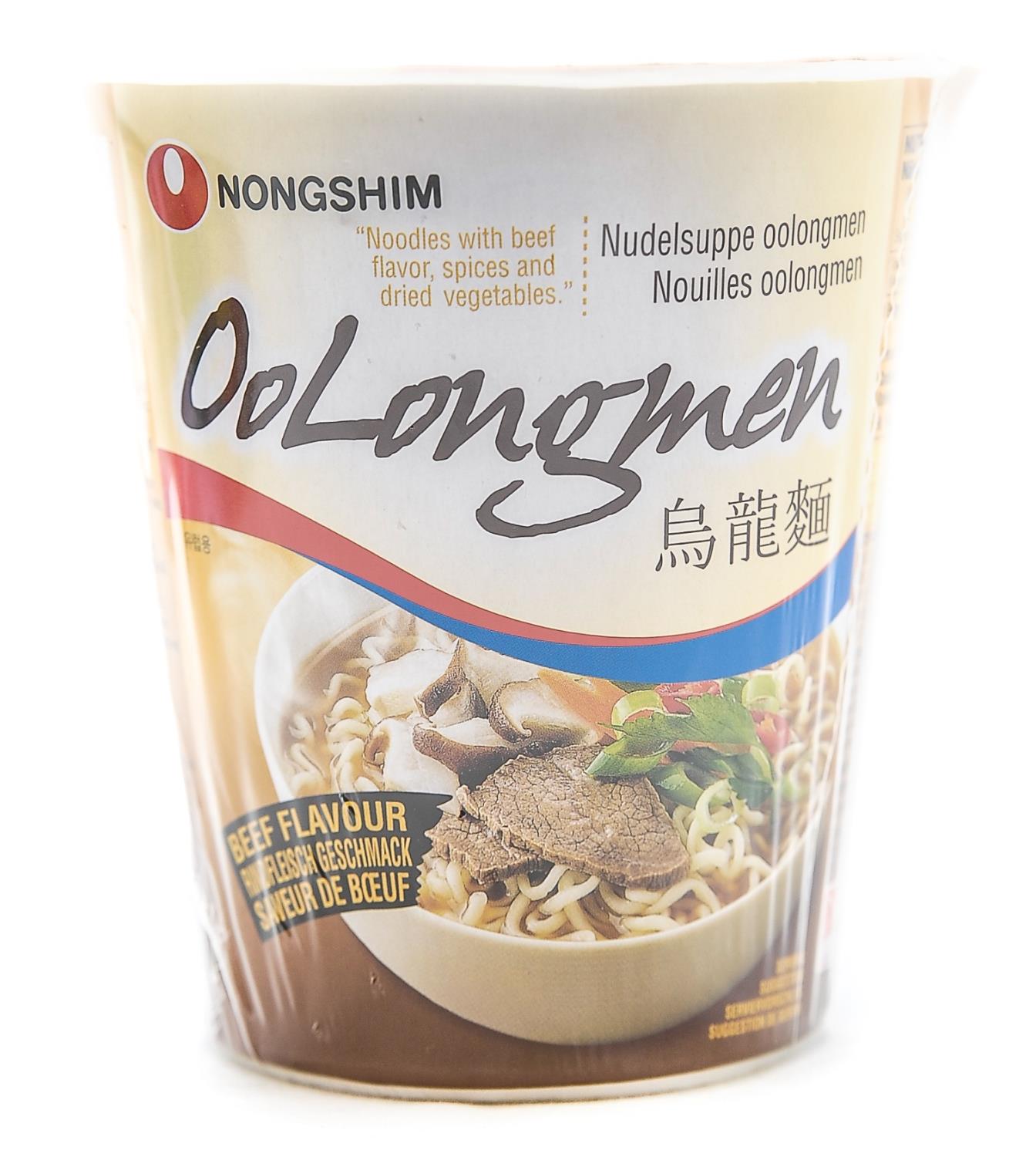 NONGSHIM Oolongmen noodle beef flv 75g CUP KR