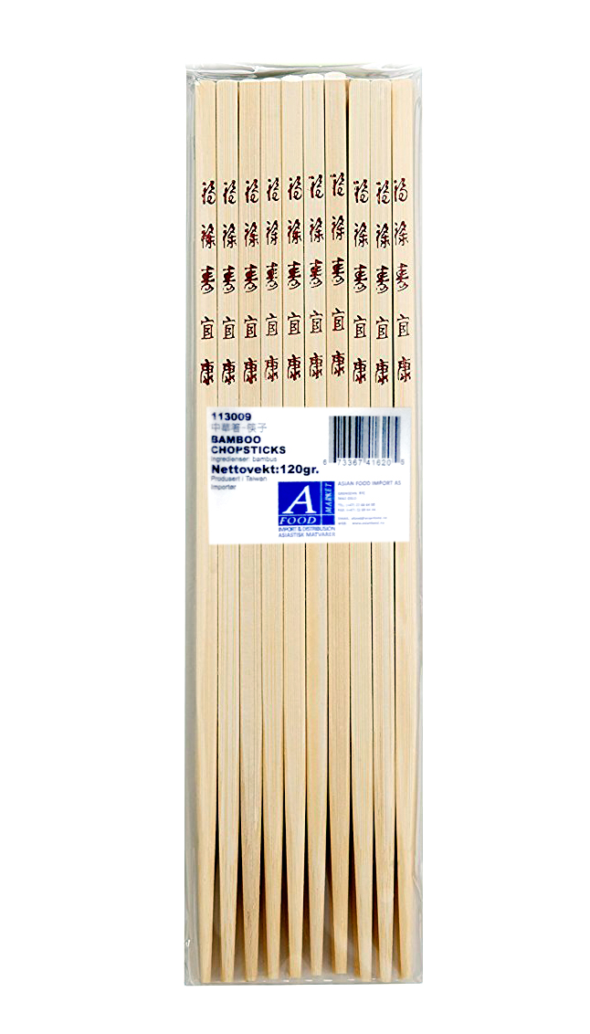 Bamboo chopsticks (10x10par) TW