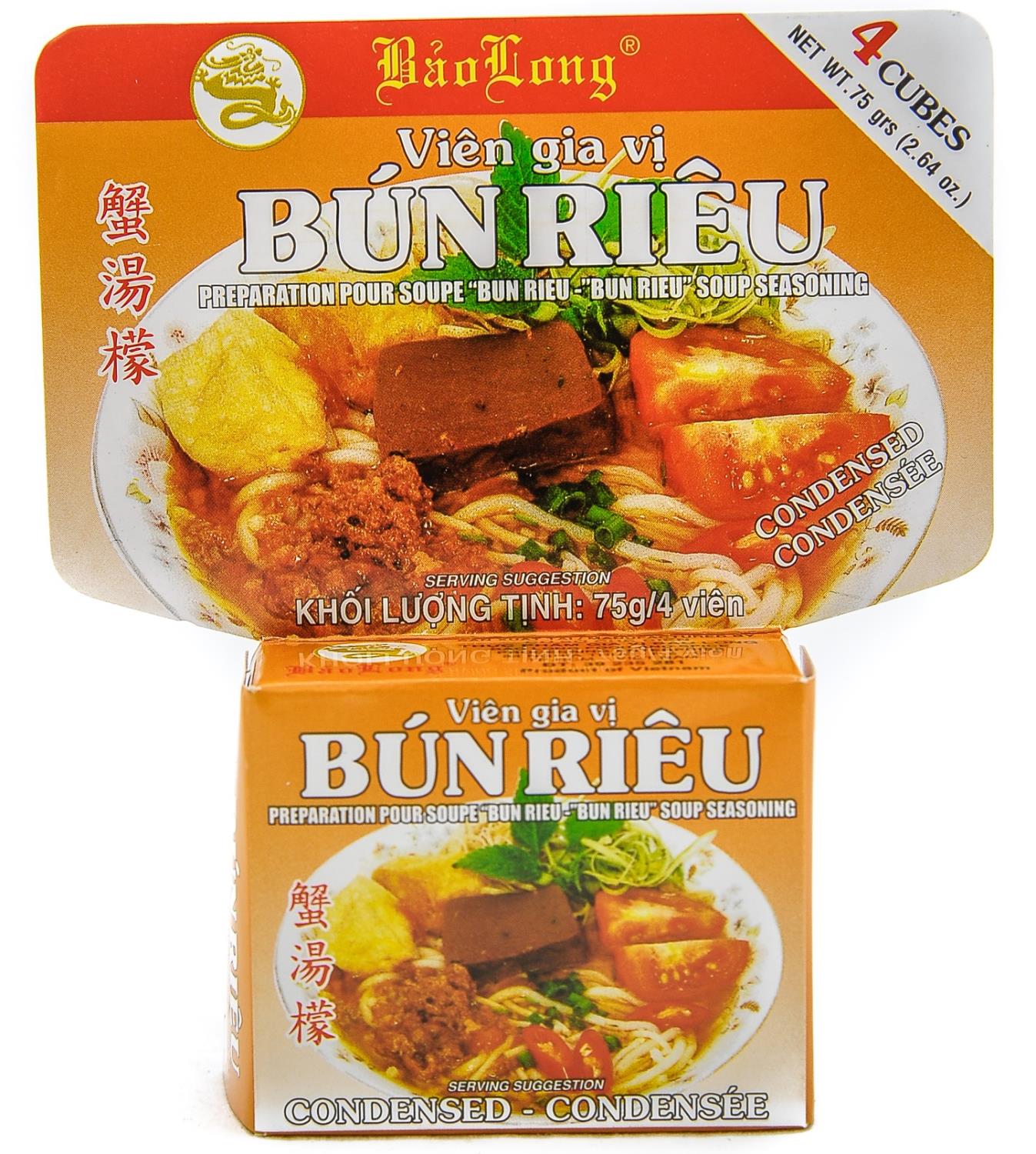 BAO LONG Bun Rieu soup seasoning 12x(12x75g) VN