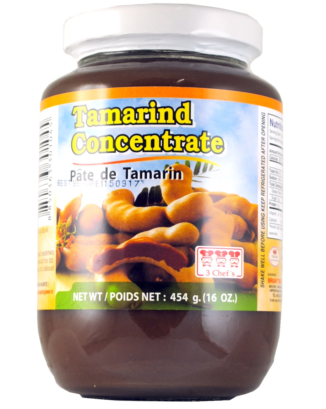 3 CHEFS tamarind concentrate 454g TH