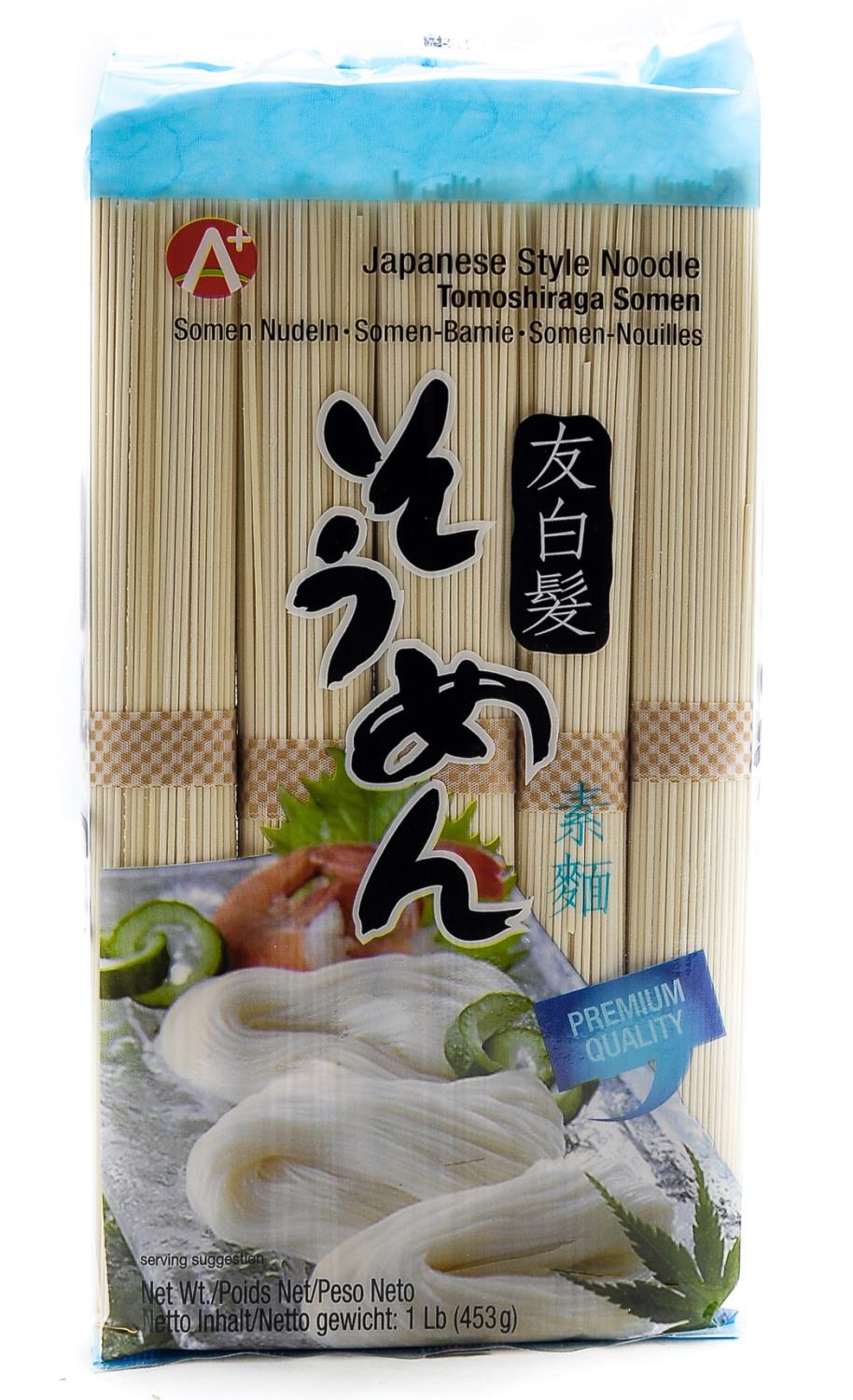 A+ Japanese style noodle Tomoshiraga somen 453g KR