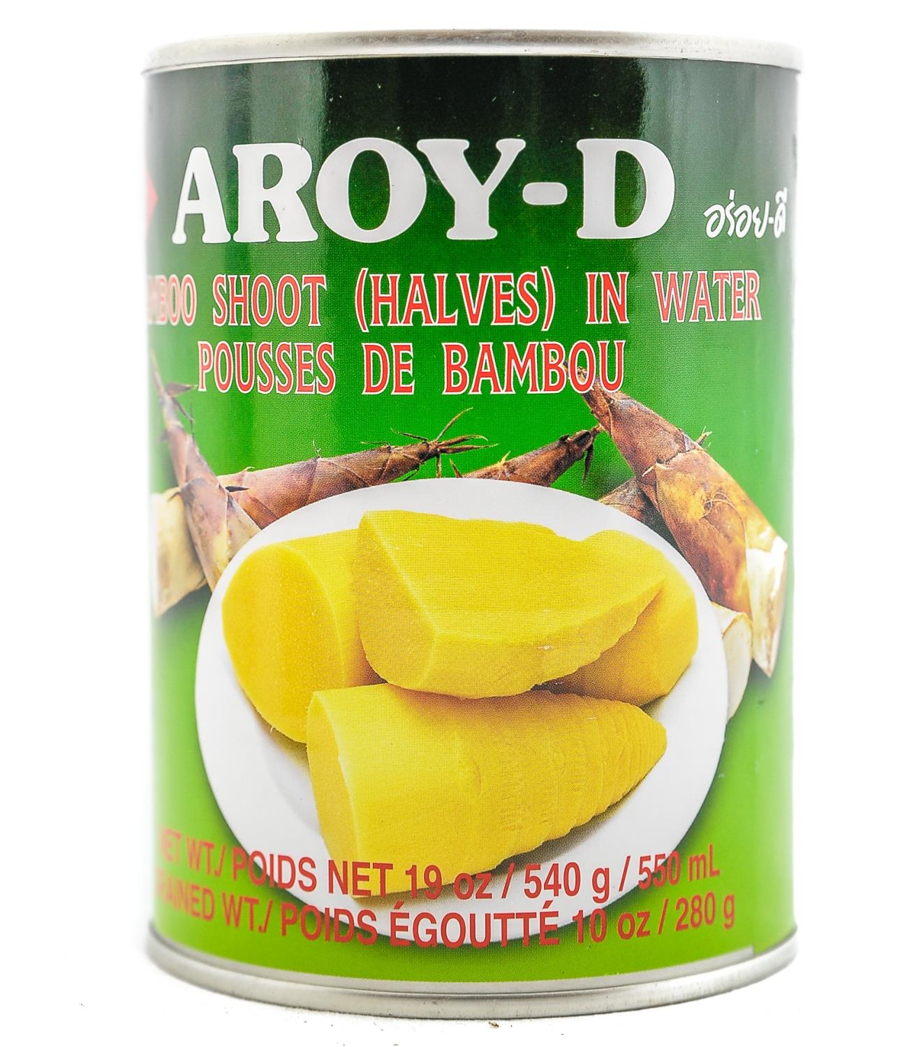 AROY-D bamboo shoot half in water 540g TH