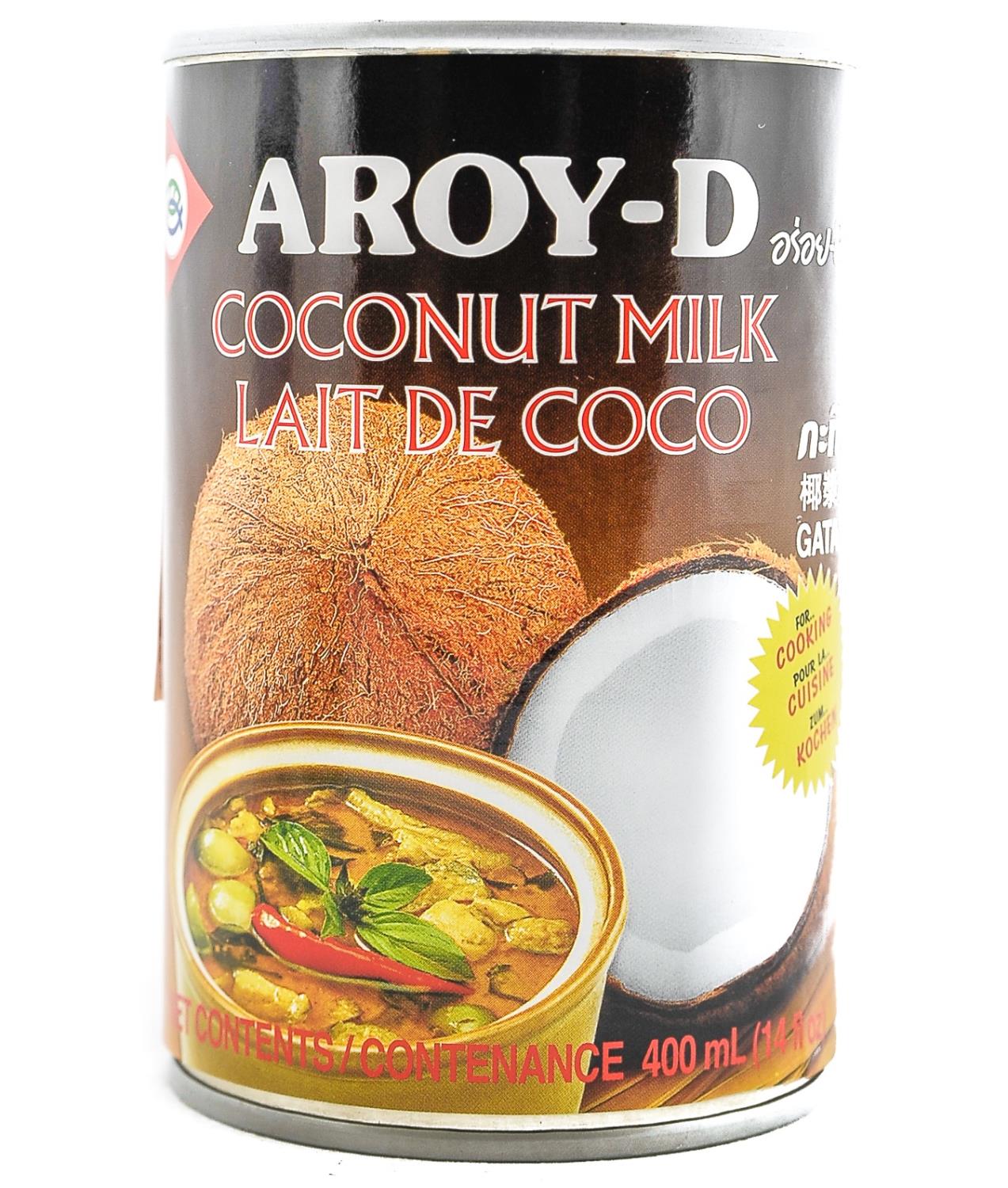 AROY-D coconut milk for cooking 400ml TH
